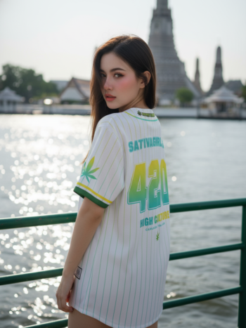 เสื้อเบสบอลพิมพ์ลาย สั่งทำ ORDER 471 ด้านหลัง