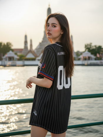 เสื้อเบสบอลพิมพ์ลาย สั่งทำ ORDER 478 ด้านหลัง