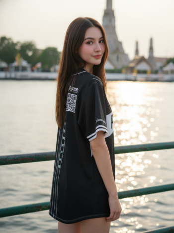 เสื้อเบสบอลพิมพ์ลาย สั่งทำ ORDER 483 ด้านหลัง