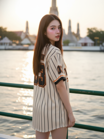 เสื้อเบสบอลพิมพ์ลาย สั่งทำ ORDER 484 ด้านหลัง