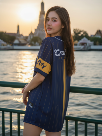 เสื้อเบสบอลพิมพ์ลาย สั่งทำ ORDER 494 ด้านหลัง