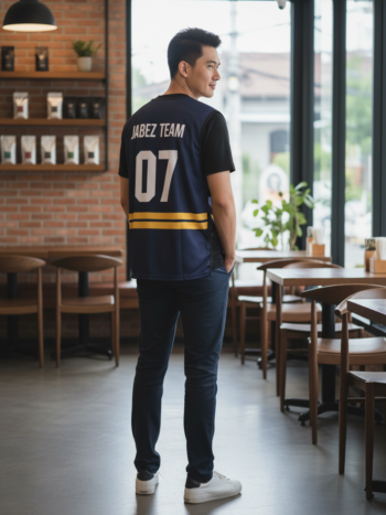 เสื้อกั๊กทีม JABEZ ลายด้านหลัง