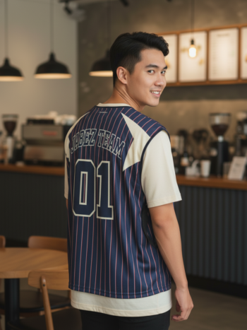 เสื้อกั๊กทีม JABEZ ลายด้านหลัง