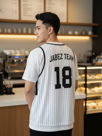 เสื้อกั๊กทีม JABEZ ลายด้านหลัง