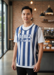 ออกแบบเสื้อกั๊ก รับผลิตเสื้อกั๊ก JABEZ ด้านหน้า