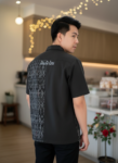 ออกแบบเสื้อทีมผ้าไทย รับผลิตเสื้อทีมผ้าไทย ทรงฮาวาย ด้านหน้า