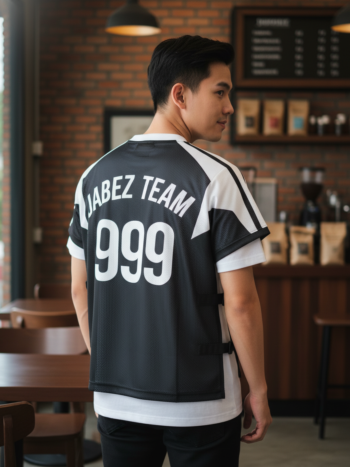 เสื้อกั๊กทีม JABEZ ลายด้านหลัง