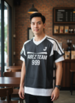 ออกแบบเสื้อกั๊ก รับผลิตเสื้อกั๊ก JABEZ ด้านหน้า
