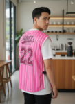 ออกแบบเสื้อกั๊ก รับผลิตเสื้อกั๊ก JABEZ ด้านหน้า