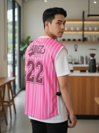 เสื้อกั๊กทีม JABEZ ลายด้านหลัง