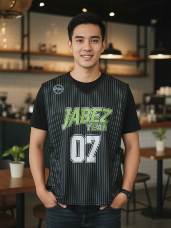 ออกแบบเสื้อกั๊ก รับผลิตเสื้อกั๊ก JABEZ ด้านหน้า