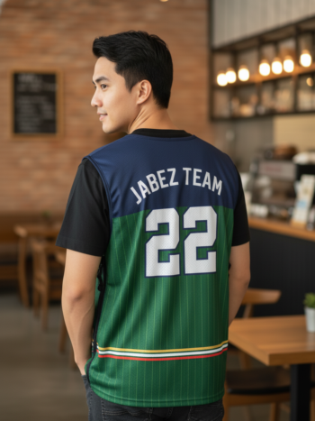 เสื้อกั๊กทีม JABEZ ลายด้านหลัง