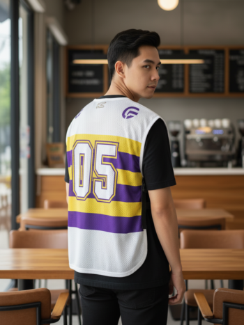 เสื้อกั๊กทีม JABEZ ลายด้านหลัง