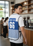 ออกแบบเสื้อกั๊ก รับผลิตเสื้อกั๊ก JABEZ ด้านหน้า