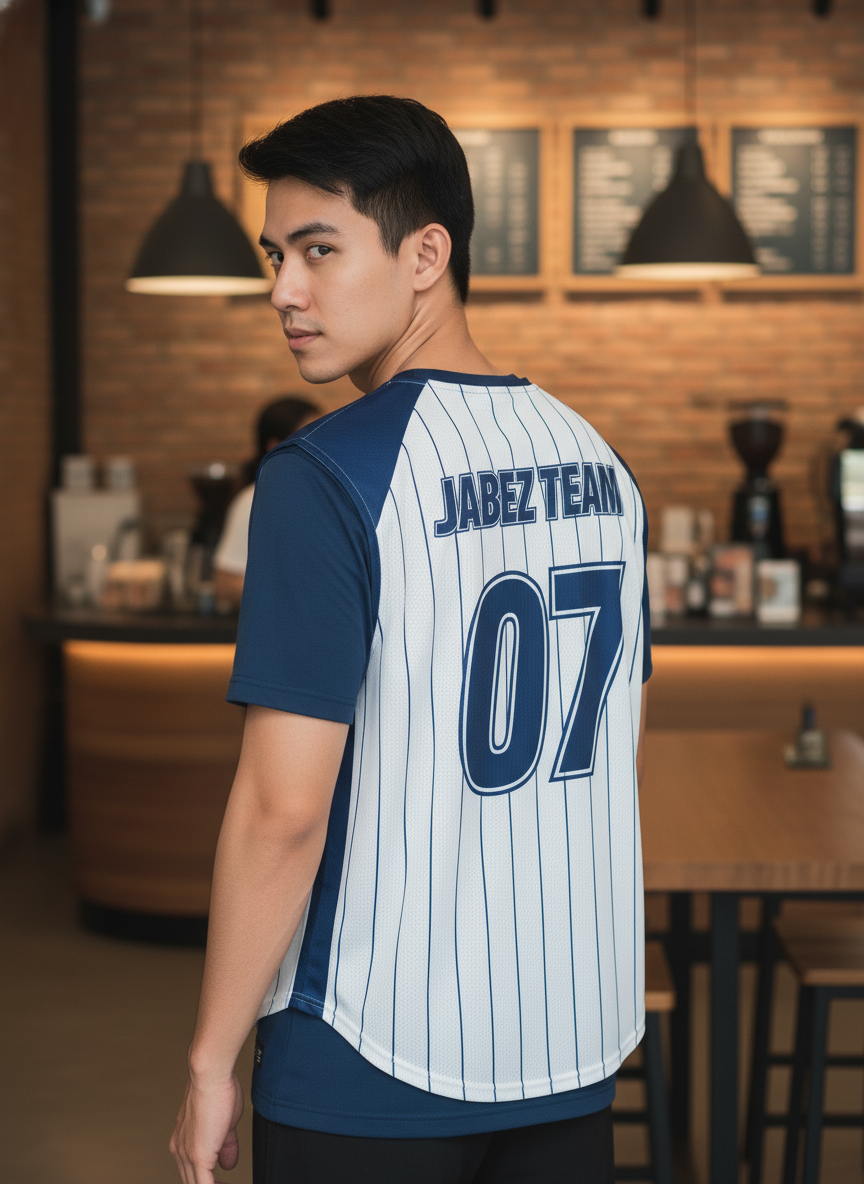 เสื้อกั๊กทีม JABEZ ลายด้านหลัง เสื้อกั๊กทีม JABEZ ลายด้านหลัง