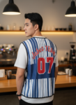 ออกแบบเสื้อกั๊ก รับผลิตเสื้อกั๊ก JABEZ ด้านหน้า
