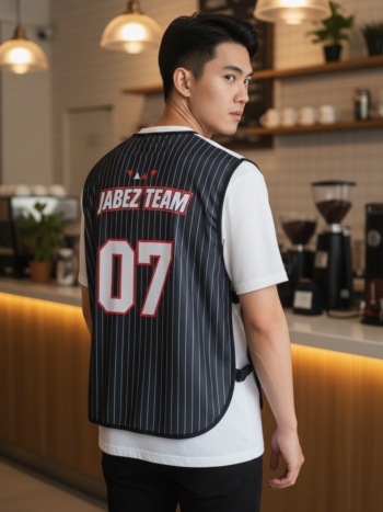 เสื้อกั๊กทีม JABEZ ลายด้านหลัง