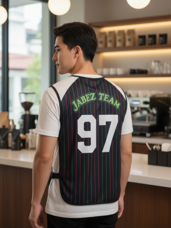 เสื้อกั๊กทีม JABEZ ลายด้านหลัง