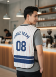 ออกแบบเสื้อกั๊ก รับผลิตเสื้อกั๊ก JABEZ ด้านหน้า