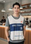 ออกแบบเสื้อกั๊ก รับผลิตเสื้อกั๊ก JABEZ ด้านหน้า