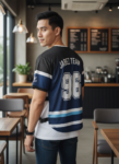ออกแบบเสื้อกั๊ก รับผลิตเสื้อกั๊ก JABEZ ด้านหน้า