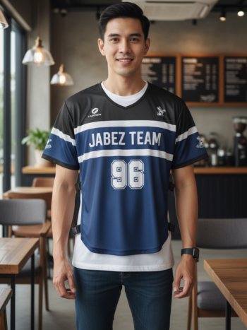 ออกแบบเสื้อกั๊ก รับผลิตเสื้อกั๊ก JABEZ ด้านหน้า