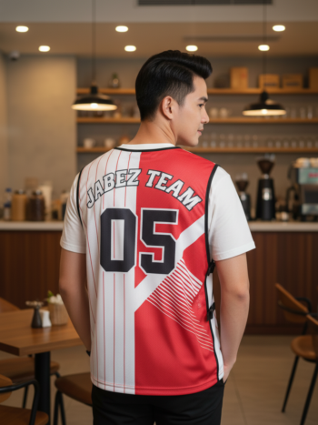เสื้อกั๊กทีม JABEZ ลายด้านหลัง