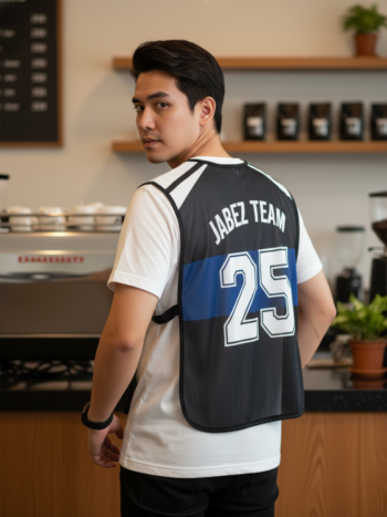 เสื้อกั๊กทีม JABEZ ลายด้านหลัง