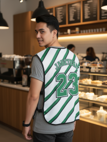 เสื้อกั๊กทีม JABEZ ลายด้านหลัง