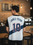 ออกแบบเสื้อกั๊ก รับผลิตเสื้อกั๊ก JABEZ ด้านหน้า