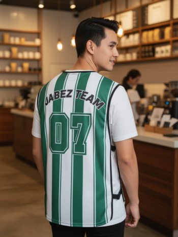 เสื้อกั๊กทีม JABEZ ลายด้านหลัง