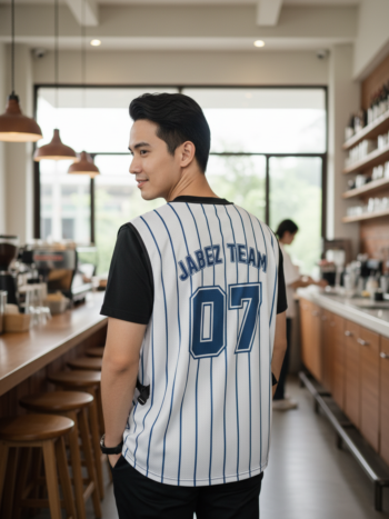 เสื้อกั๊กทีม JABEZ ลายด้านหลัง