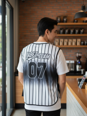 เสื้อกั๊กทีม JABEZ ลายด้านหลัง