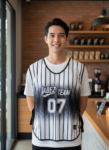 ออกแบบเสื้อกั๊ก รับผลิตเสื้อกั๊ก JABEZ ด้านหน้า