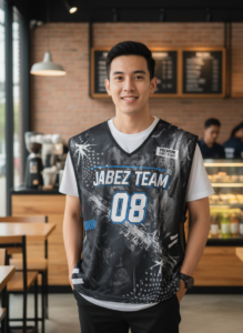 เสื้อกั๊กทีม JABEZ ลาย 147 – ออกแบบเสื้อกั๊ก รับผลิตเสื้อกั๊ก