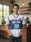 ออกแบบเสื้อกั๊ก รับผลิตเสื้อกั๊ก JABEZ ด้านหน้า