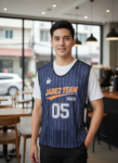 ออกแบบเสื้อกั๊ก รับผลิตเสื้อกั๊ก JABEZ ด้านหน้า