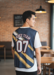 ออกแบบเสื้อกั๊ก รับผลิตเสื้อกั๊ก JABEZ ด้านหน้า