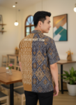 ออกแบบเสื้อทีมผ้าไทย รับผลิตเสื้อทีมผ้าไทย ทรงฮาวาย ด้านหน้า