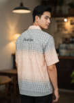 ออกแบบเสื้อทีมผ้าไทย รับผลิตเสื้อทีมผ้าไทย ทรงฮาวาย ด้านหน้า