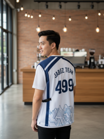 เสื้อกั๊กทีม JABEZ ลายด้านหลัง