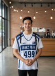 ออกแบบเสื้อกั๊ก รับผลิตเสื้อกั๊ก JABEZ ด้านหน้า