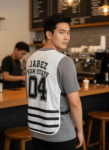 ออกแบบเสื้อกั๊ก รับผลิตเสื้อกั๊ก JABEZ ด้านหน้า
