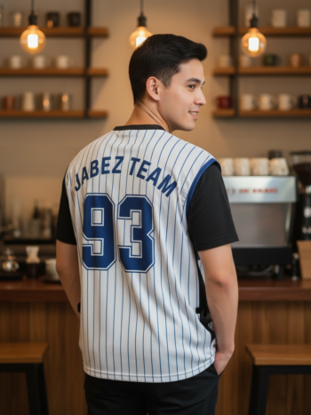 เสื้อกั๊กทีม JABEZ ลายด้านหลัง