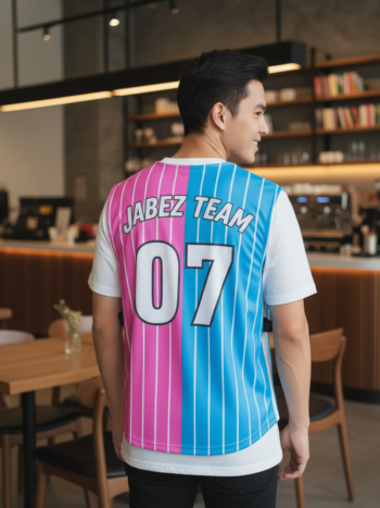 เสื้อกั๊กทีม JABEZ ลายด้านหลัง