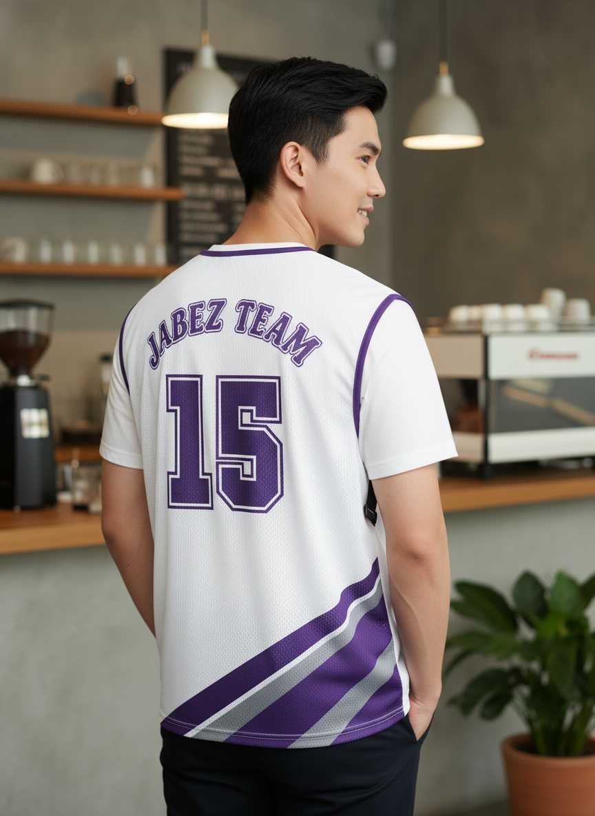 เสื้อกั๊กทีม JABEZ ลายด้านหลัง เสื้อกั๊กทีม JABEZ ลายด้านหลัง