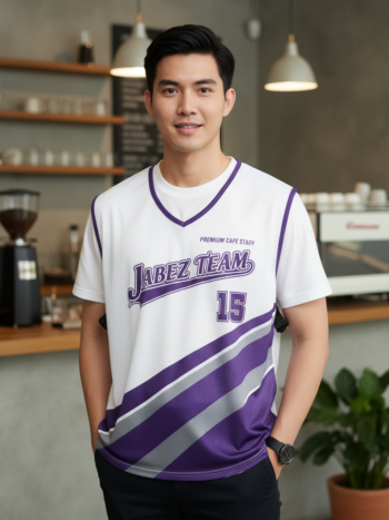 ออกแบบเสื้อกั๊ก รับผลิตเสื้อกั๊ก JABEZ ด้านหน้า