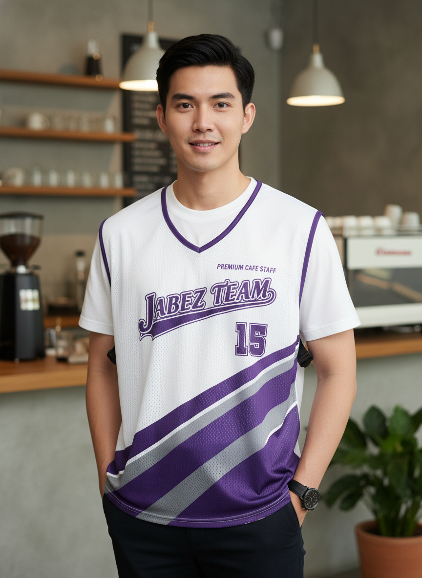 ออกแบบเสื้อกั๊ก รับผลิตเสื้อกั๊ก JABEZ ด้านหน้า ออกแบบเสื้อกั๊ก รับผลิตเสื้อกั๊ก JABEZ ด้านหน้า