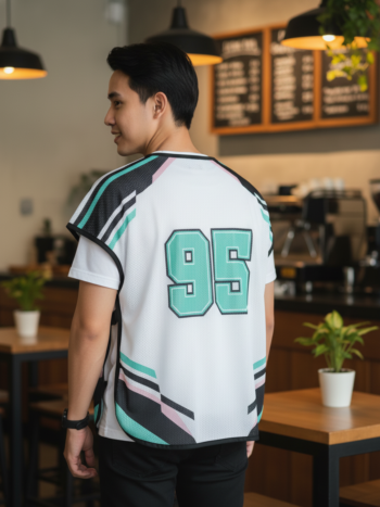 เสื้อกั๊กทีม JABEZ ลายด้านหลัง