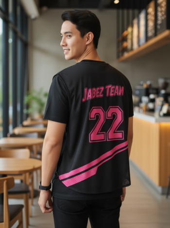 เสื้อกั๊กทีม JABEZ ลายด้านหลัง